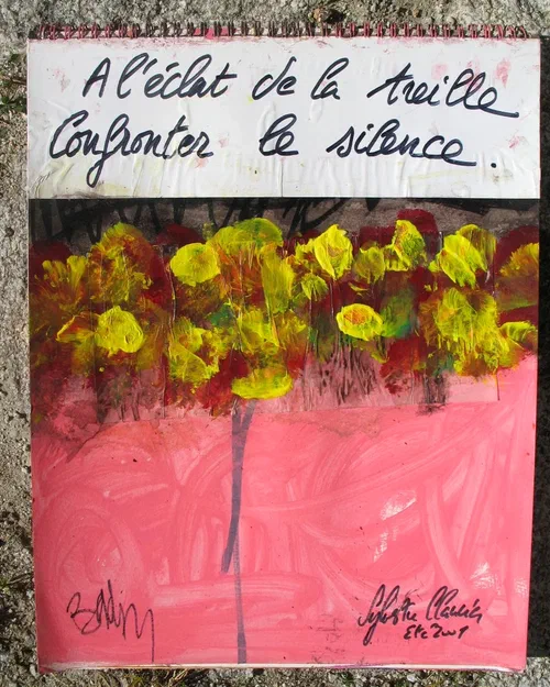 À l'éclat de la treille — Sylvestre Clancier, couverture