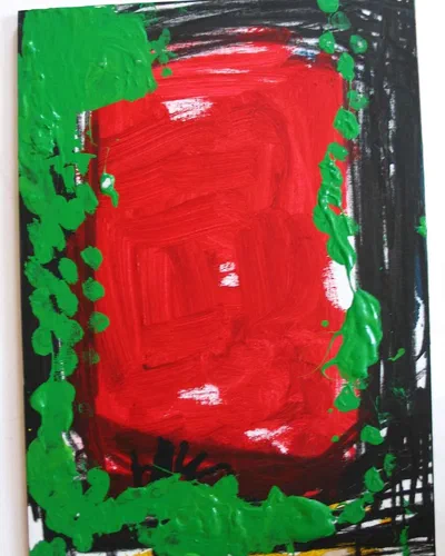Georges Badin — Canvas-Mounted Card, 46 × 33 cm - novembre 2010