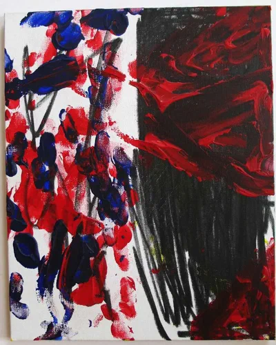 Georges Badin — Canvas-Mounted Card, 41 × 33 cm - novembre 2010