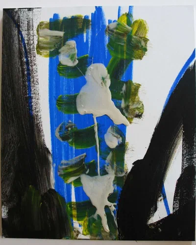 Georges Badin — Canvas-Mounted Card, 46 × 38 cm - décembre 2010