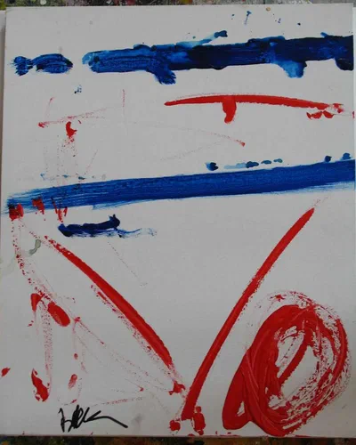 Georges Badin — Canvas-Mounted Card, 61 × 50 cm - juillet 2009
