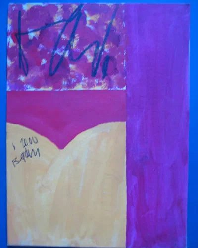 Georges Badin — Canvas-Mounted Card, 37 × 50 cm - juin 2000