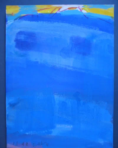Georges Badin — Canvas-Mounted Card, 37 × 50 cm - décembre 1994