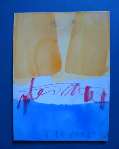 Georges Badin — Canvas-Mounted Card, 19 × 25 cm - août 1993