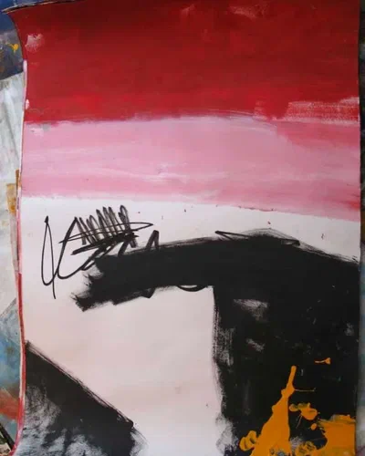Georges Badin — Corridas, 122 × 82 cm