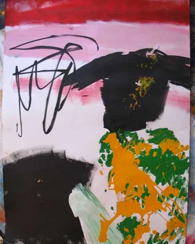Georges Badin — Corridas, 122 × 82 cm