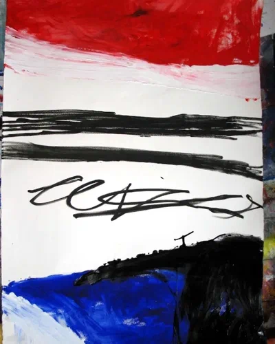 Georges Badin — Corridas, 122 × 82 cm
