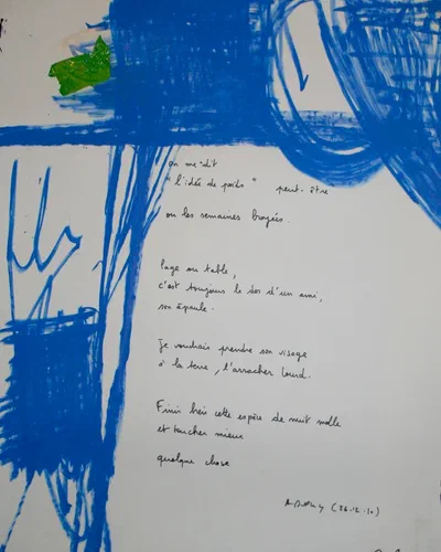 Georges Badin — Large Arches Paper Works, 198 × 88 cm - décembre 2010