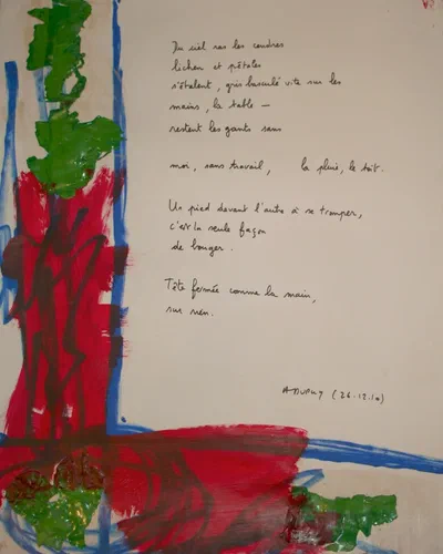 Georges Badin — Large Arches Paper Works, 198 × 88 cm - décembre 2010