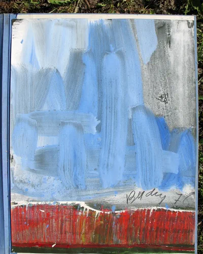 Georges Badin — Paintings on Paper, 51 × 65 cm - 1978
