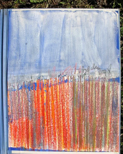 Georges Badin — Paintings on Paper, 51 × 65 cm - 1978