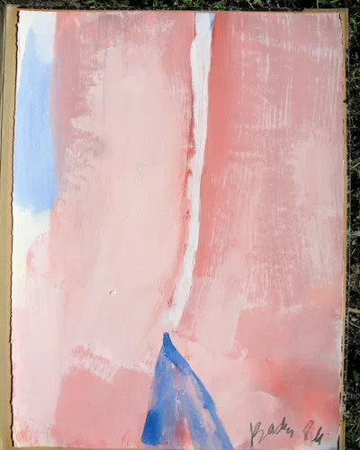 Georges Badin — Paintings on Paper, 57 × 77 cm - 1984