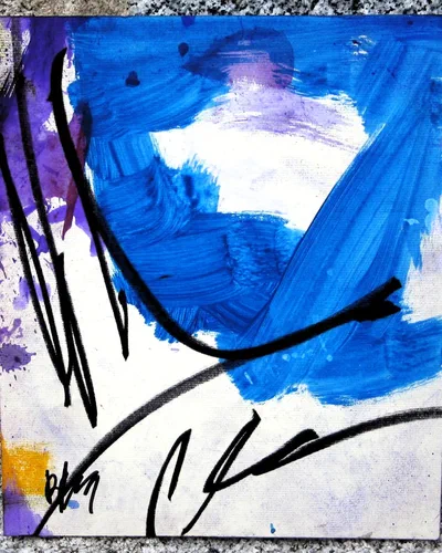 Georges Badin — Canvas, Wood, Card