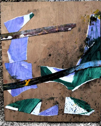 Georges Badin — Canvas, Wood, Card