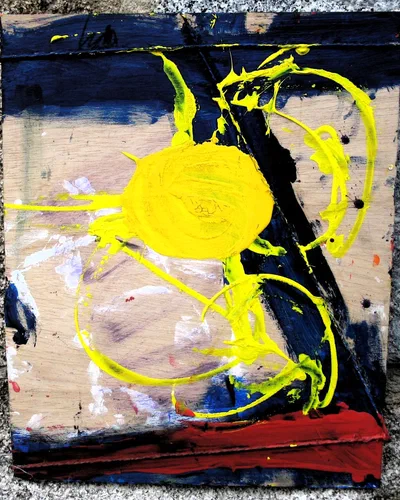 Georges Badin — Canvas, Wood, Card