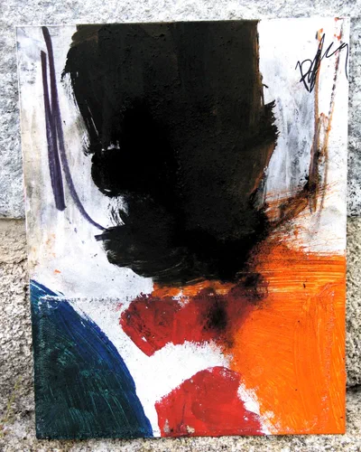 Georges Badin — Canvas, Wood, Card