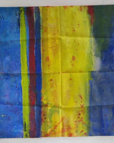 Georges Badin — Free Canvases — Large Formats, 100 × 92 cm - 1989