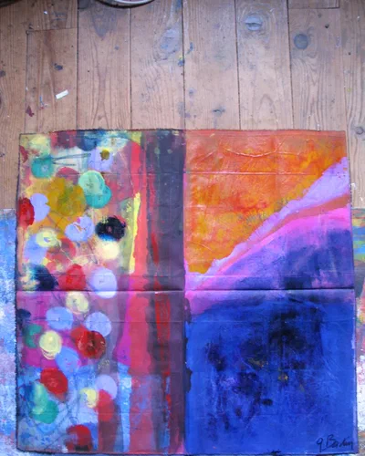 Georges Badin — Free Canvases — Large Formats, 113 × 153 cm - février 2007