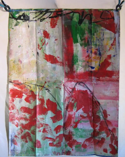 Georges Badin — Free Canvases — Large Formats, 120 × 146 cm - mai 2001
