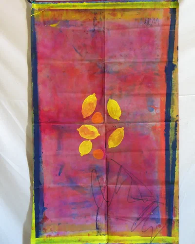 Georges Badin — Free Canvases — Large Formats, 84 × 100 cm - avril 2002