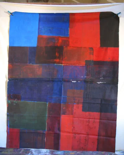 Georges Badin — Free Canvases — Large Formats, 202 × 272 cm - 1974