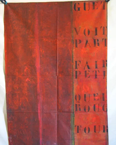 Georges Badin — Free Canvases — Large Formats, 128 × 182 cm - 1974