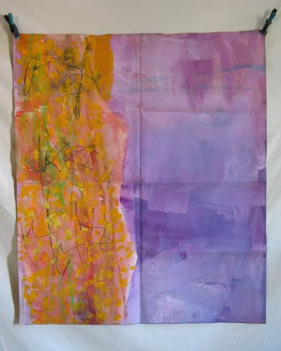 Georges Badin — Free Canvases — Large Formats, 138 × 162 cm - 1990