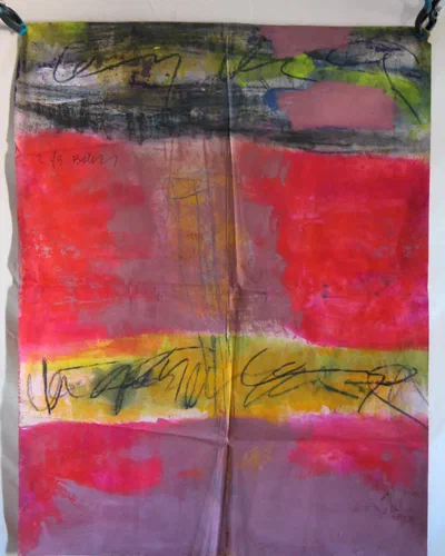 Georges Badin — Free Canvases — Large Formats, 103 × 142 cm - 1993