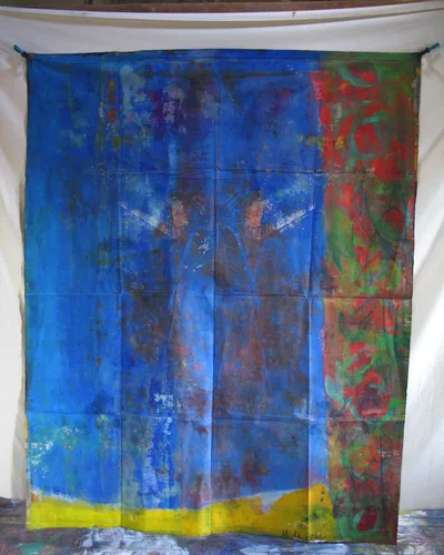 Georges Badin — Free Canvases — Large Formats, 221 × 277 cm - 1994