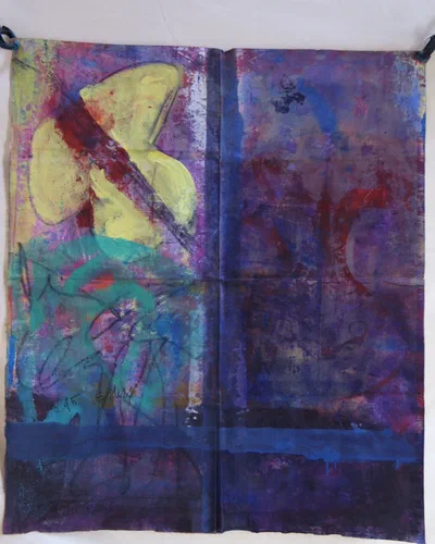 Georges Badin — Free Canvases — Large Formats, 117 × 136 cm - 1995
