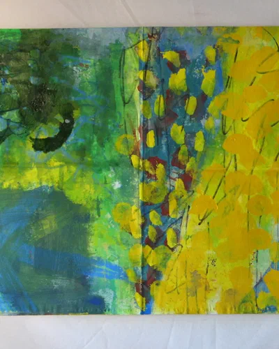 Georges Badin — Free Canvases — Large Formats, 127 × 84 cm - 1995