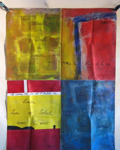 Georges Badin — Free Canvases — Large Formats, 139 × 176 cm - 2001