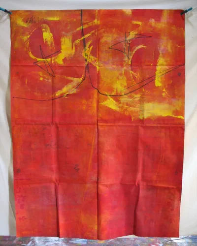 Georges Badin — Free Canvases — Large Formats, 198 × 157 cm - 2002