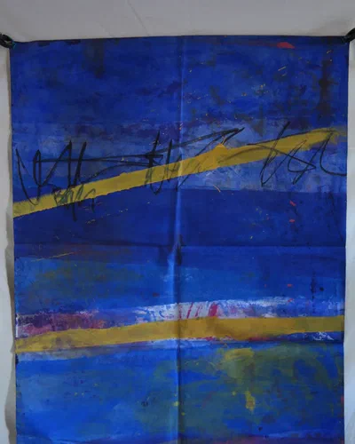 Georges Badin — Free Canvases — Large Formats, 138 × 172 cm - 2003