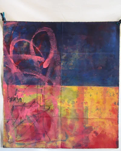 Georges Badin — Free Canvases — Large Formats, 140 × 154 cm - 2005