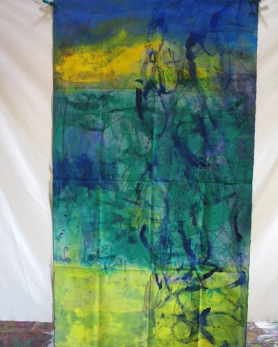 Georges Badin — Free Canvases — Large Formats, 157 × 283 cm - 2008