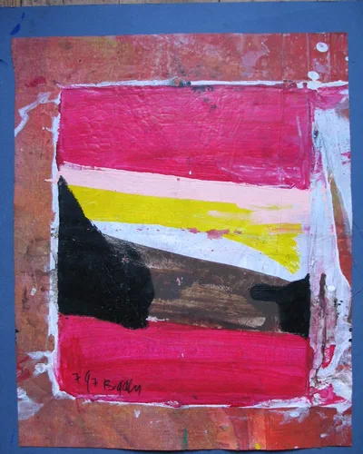 Georges Badin — Free Canvases — Small and Medium Formats, 34 × 53 cm - février 2009
