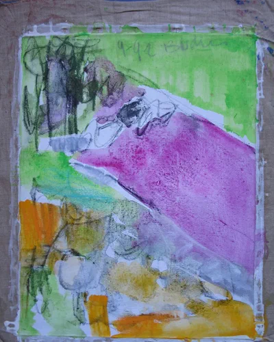 Georges Badin — Free Canvases — Small and Medium Formats, 50 × 65 cm - 1992