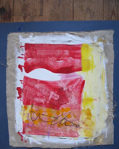 Georges Badin — Free Canvases — Small and Medium Formats, 33 × 41 cm - 1994