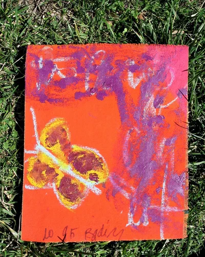 Georges Badin — Free Canvases — Small and Medium Formats, 24 × 28 cm - 1995