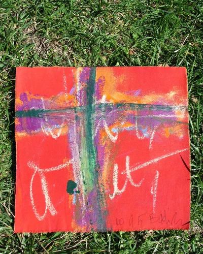 Georges Badin — Free Canvases — Small and Medium Formats, 29 × 28 cm - 1995