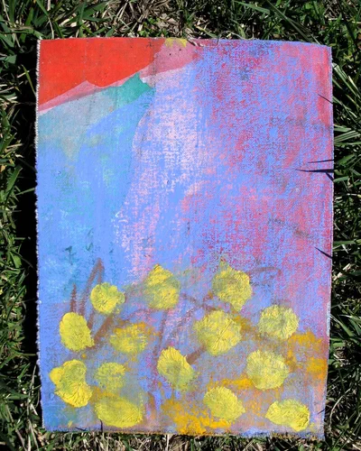 Georges Badin — Free Canvases — Small and Medium Formats, 18 × 25 cm - 1996