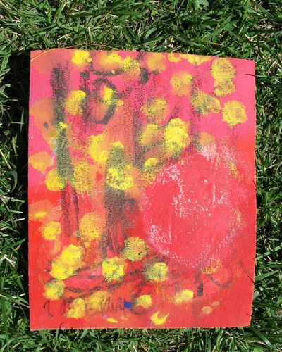 Georges Badin — Free Canvases — Small and Medium Formats, 21 × 26 cm - 1996