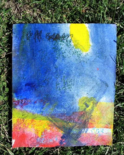 Georges Badin — Free Canvases — Small and Medium Formats, 23 × 29 cm - 1999