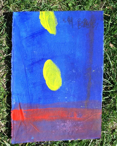 Georges Badin — Free Canvases — Small and Medium Formats, 24 × 34 cm - 1999