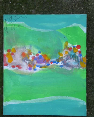 Georges Badin — Stretched Canvases, 50 × 61 cm - 2013