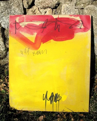 Georges Badin — Stretched Canvases, 40 × 40 cm - décembre 2010