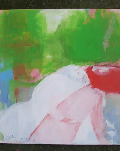 Georges Badin — Stretched Canvases, 150 × 150 cm