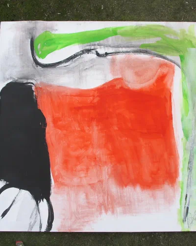 Georges Badin — Stretched Canvases, 150 × 150 cm