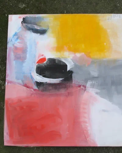 Georges Badin — Stretched Canvases, 150 × 150 cm